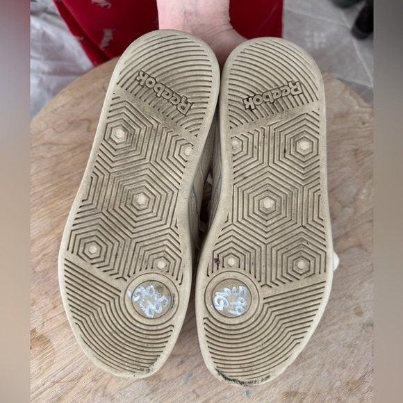 REEBOK Court Advance Ivory & Pink Womens Sneaker Size 7.5 - Picture 8 of 8